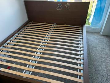 Malm bed van ikea met lattenbodems 