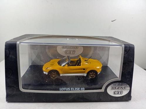 maxi car 1/43  lotus elise 49, Hobby en Vrije tijd, Modelauto's | 1:43, Zo goed als nieuw, Auto, Overige merken, Ophalen of Verzenden