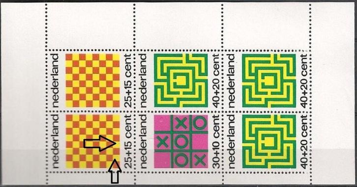 Kinder blok 1042 druktoeval XXX. ADV. no.68 J., Postzegels en Munten, Postzegels | Nederland, Postfris, Na 1940, Verzenden