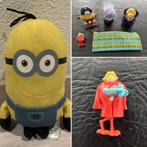verschrikkelijke ikke figuren Minion + mini Gru + knuffel, Ophalen of Verzenden, Gebruikt, Film, Actiefiguur of Pop
