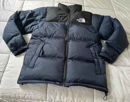 The North Face 700 Nuptse jas donkerblauw maat XL + capuchon, Kleding | Heren, Jassen | Winter, Nieuw, Maat 56/58 (XL), Blauw