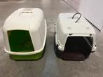 Kattenbak + transportkoffer kat, Dieren en Toebehoren, Ophalen, Gebruikt