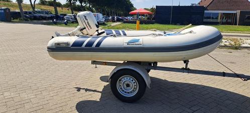 Morgen nog varen? Complete vaarklare set te koop!, Watersport en Boten, Rubberboten, Gebruikt, Overige merken, Overige materialen
