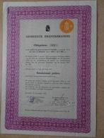 Obligatie Gemeente FRANEKERADEEL, Franeker 1957, Ophalen of Verzenden, 1950 tot 1970, Aandeel