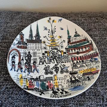 Stavangerflint wandbord Silk Screen, Kopenhagen, Inger Waage beschikbaar voor biedingen