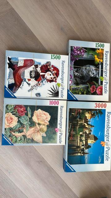 Ravensburger puzzels 3000, 1500, 1000 stukjes beschikbaar voor biedingen
