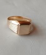 Prachtige zegelring 14k goud, Sieraden, Tassen en Uiterlijk, Ringen, 20 of groter, Heer, Ophalen of Verzenden, Zo goed als nieuw