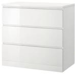 Malmo ikea 3 ladenkast wit, Huis en Inrichting, Kasten | Ladekasten, Ophalen, Gebruikt, 50 tot 100 cm, 3 of 4 laden