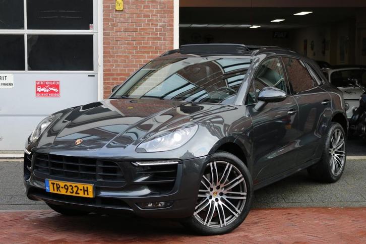 Porsche Macan 2.0 Turbo - Vulkaangrijs/Bose/Dealer Onderhoud, Auto's, Porsche, Bedrijf, Macan, 4x4, ABS, Achteruitrijcamera, Airbags