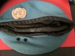 Baret van de Un/ VN, Ophalen of Verzenden, Landmacht, Nederland, Helm of Baret