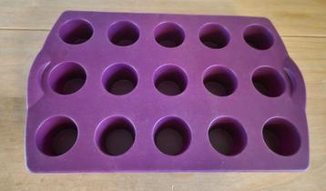 Tupperware MFV Multiflexvorm mini muffins Paars NIEUW beschikbaar voor biedingen