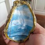Oesterschelp Decoupage Zeilboot, Verzenden