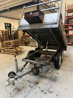 Aanhanger kipper tandemasser 256x156cm, Ophalen, Gebruikt