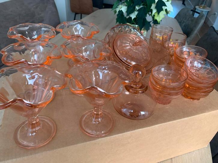 Glaswerk Grootmoederstijd, Antiek en Kunst, Curiosa en Brocante, Ophalen of Verzenden