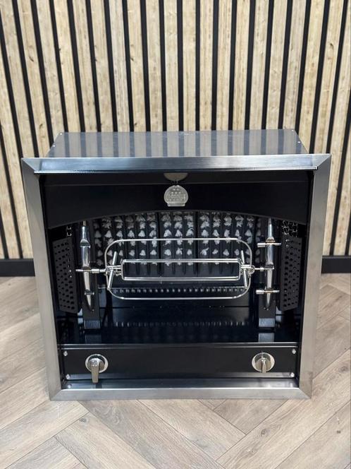 NIEUW La Cornue Rotisserie Zwart, Witgoed en Apparatuur, Fornuizen, Zo goed als nieuw, Vrijstaand, Gas, 5 kookzones of meer, 90 tot 95 cm