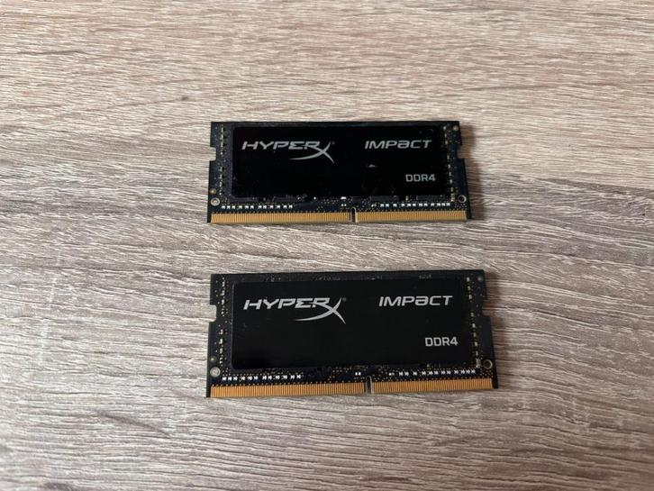 Kingston HyperX Impact 2x 8GB SO-DIMM, Computers en Software, RAM geheugen, Zo goed als nieuw, Laptop, 16 GB, DDR4, Ophalen of Verzenden