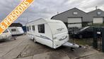 Adria Adora 541ku 6 persoons stapelbedden+mover, Caravans en Kamperen, Overige typen, Schokbreker, Bedrijf, Treinzit