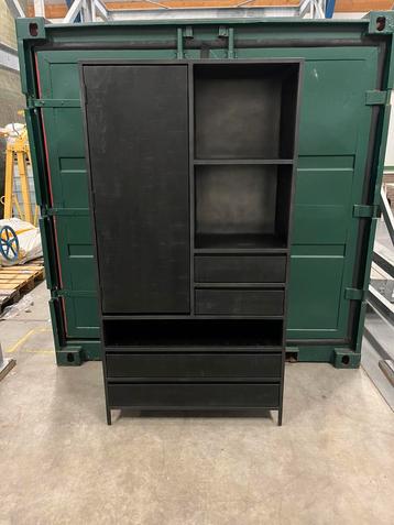 Opbergkast zwart 100x40x190cm beschikbaar voor biedingen