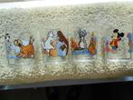 4 Disney glaasjes, Ophalen, Overige figuren, Gebruikt, Servies