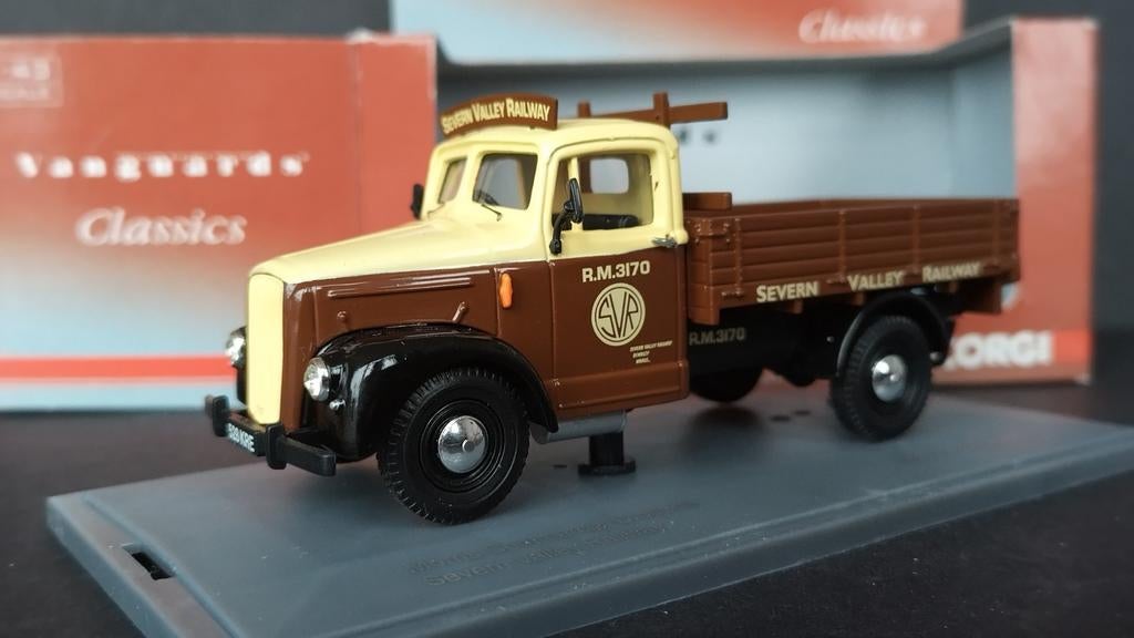 Morris Commercial Dropside Railway 1:43 Vanguards Pol, Auto, Nieuw, Le19 1rl Leicester uk, Corgi Vanguards ltd