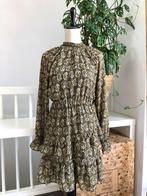 Mooie only jurk met paisley print 36, Maat 38/40 (M), Bruin, Ophalen of Verzenden, Zo goed als nieuw