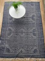 House Doctor vloerkleed Iza 100% katoen, blauw/wit, 230x160, Denemarken, Scandinavisch design , Modern, Ophalen of Verzenden, 200 cm of meer