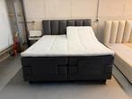 Elektrische Boxspring 180x200 - Antraciet -, Ophalen, Verstelbaar, Tweepersoons, Zo goed als nieuw