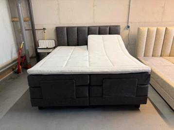 Elektrische Boxspring 180x200 - Antraciet - beschikbaar voor biedingen