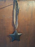 Metalen Ster aan Lint - Decoratie, Ophalen of Verzenden, Nieuw