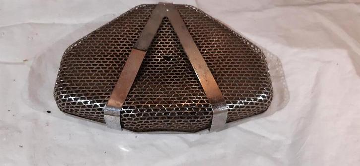 Oud Chroom luchtfilter Chevy 350 V8 o.a.4 BBL Edelbrock carb, Auto diversen, Tuning en Styling, Ophalen