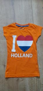 Shirtje oranje meisje maat 116, Meisje, Ophalen of Verzenden, Zo goed als nieuw, Shirt of Longsleeve