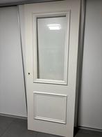 Mooie binnendeur met glas, Doe-het-zelf en Verbouw, Deuren en Horren, Ophalen, Gebruikt, 80 tot 100 cm, Binnendeur