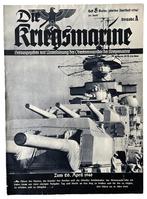 Die Kriegsmarine - April 1940, Ophalen of Verzenden, Marine, Duitsland, Boek of Tijdschrift