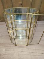 Leuk antiek messing vitrinekastje swarovski, Ophalen of Verzenden, Minder dan 25 cm, Minder dan 50 cm, Minder dan 100 cm
