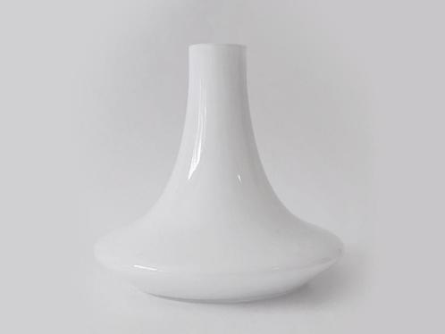 vaas opaline glas wit, Huis en Inrichting, Woonaccessoires | Vazen, Gebruikt, Wit, Minder dan 50 cm, Glas, Verzenden