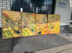 4 x oude Esso reclame platen, Verzamelen, Merken en Reclamevoorwerpen, Reclamebord, Gebruikt, ., Ophalen of Verzenden