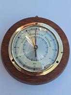 Prachtige antieke notenhouten SCHOLZ (scheeps) barometer €18, Audio, Tv en Foto, Weerstations en Barometers, Ophalen of Verzenden