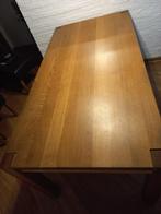 eetkamertafel, Huis en Inrichting, Tafels | Eettafels, Ophalen, Gebruikt, Eikenhout, 50 tot 100 cm