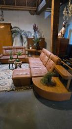 Topset! vintage zithoek met 2 hoektafels met verlichting!, Ophalen, Zo goed als nieuw, Elles Exclusives, Hoeksehofstraat 6