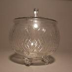 Kristallen Bowl met Deksel, Antiek en Kunst, Ophalen of Verzenden