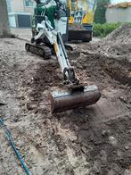 Minigraver huren – inclusief zand, grond & containers, Ophalen of Verzenden, Graafmachine
