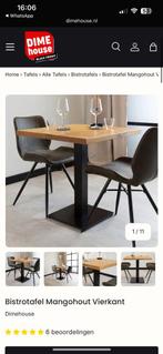 Mooie tafel van mangohout nieuw in de verpakking!, Huis en Inrichting, Tafels | Eettafels, Ophalen, 50 tot 100 cm, Nieuw, 50 tot 100 cm