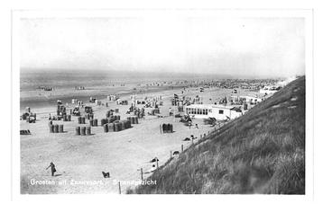 977219 Zandvoort Strand NH 1949 Gelopen met Postzegel beschikbaar voor biedingen