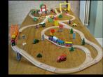 Houten Treinset Brio/Eichhorn, Ophalen of Verzenden, Zo goed als nieuw, Duw- of Trekspeelgoed