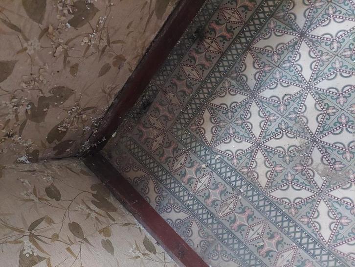 Te Koop: partij oude keramische vloertegels 17,5 m2 compleet, Doe-het-zelf en Verbouw, Tegels, Gebruikt, Vloertegels, Keramiek