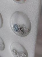 Dancing My Imenso glass zirconias vlinder, cirkel, bloem, ha, Verzenden, Nieuw, Zilver, Zilver