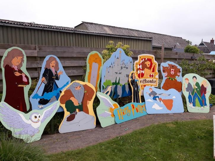 Harry Potter straatversiering te huur, Hobby en Vrije tijd, Feestartikelen | Verhuur, Zo goed als nieuw, Overige, Ophalen