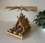 Kerstcarrousel houten huis Ertsgebergte, Diversen, Kerst, Ophalen of Verzenden, Zo goed als nieuw