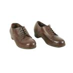 Women's Brown Leather Service Shoes, Amerika, Delware Trading, Delware Trading, Ophalen of Verzenden