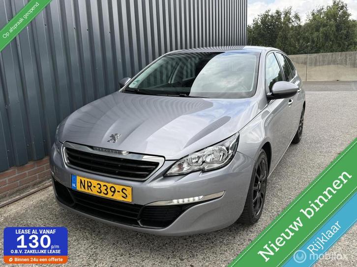 Peugeot 308 SW 1.2 PureTech Blue Lease NAP/BOEKJE/AIRCO/NAVI, Auto's, Peugeot, Bedrijf, ABS, Airbags, Airconditioning, Alarm, Centrale vergrendeling